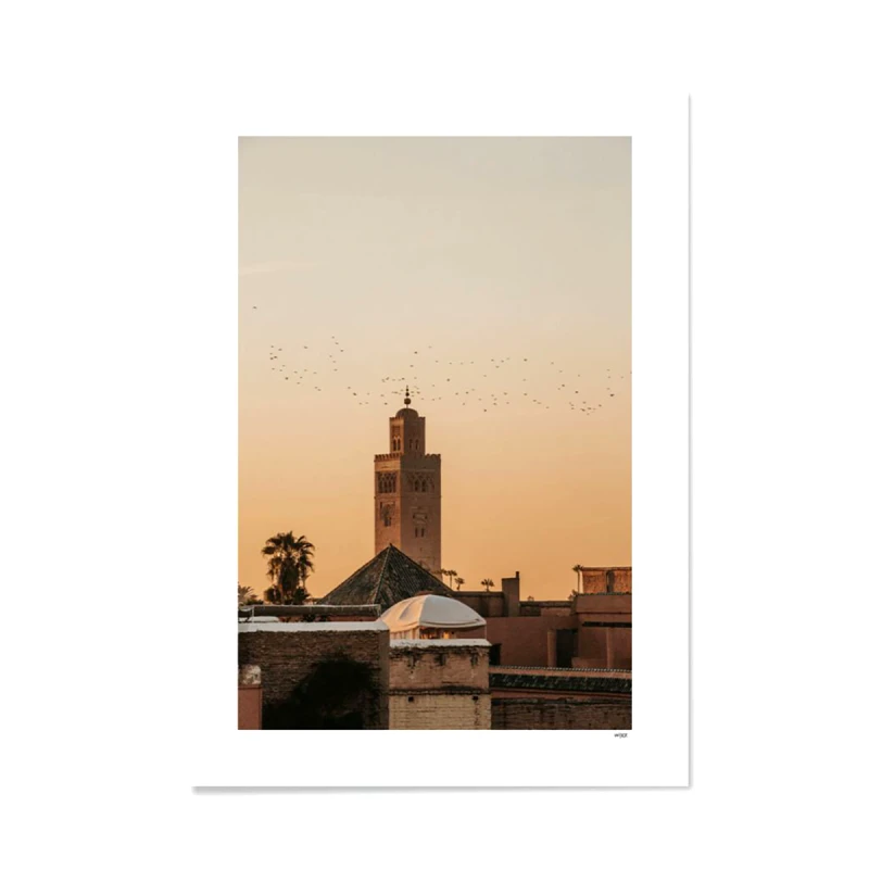 WIJCK. Αφίσα Μαρακές - Sunset - A4 (21 x 30cm)