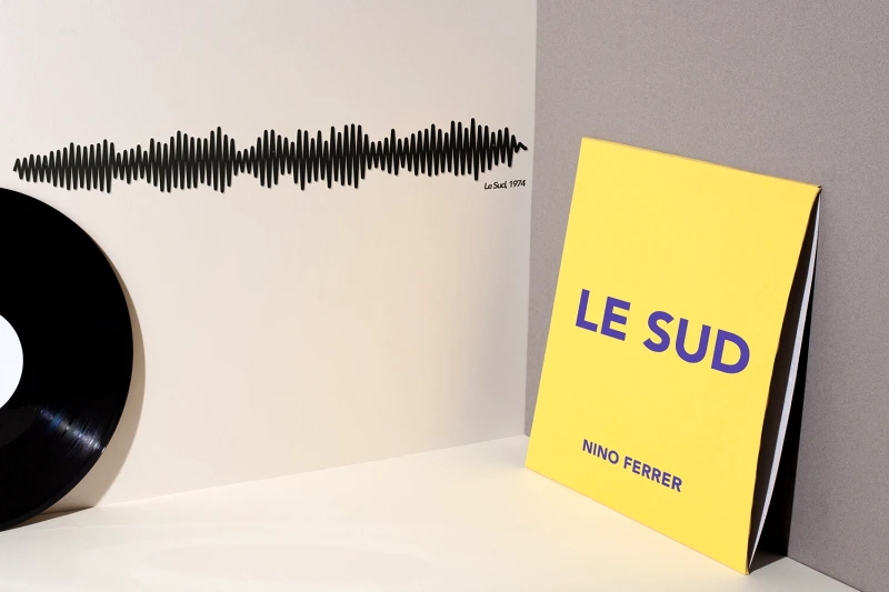 theLine Μεταλλικό Διακοσμητικό Τοίχου The Line Le Sud - Μαύρο