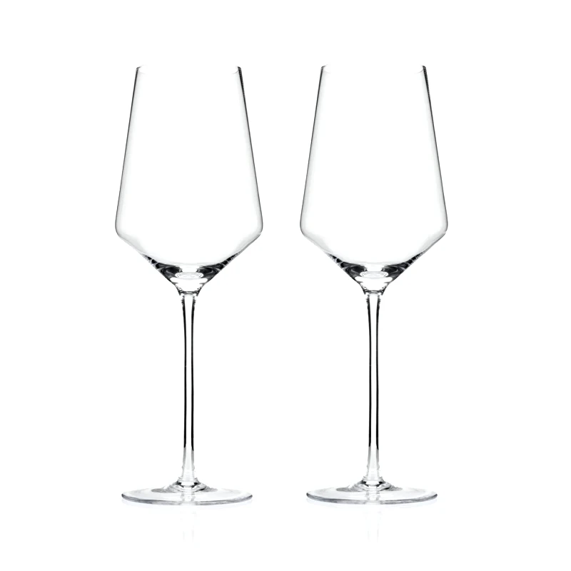 Viski Σετ 2 Ποτηριών Raye Angled Crystal Bordeaux