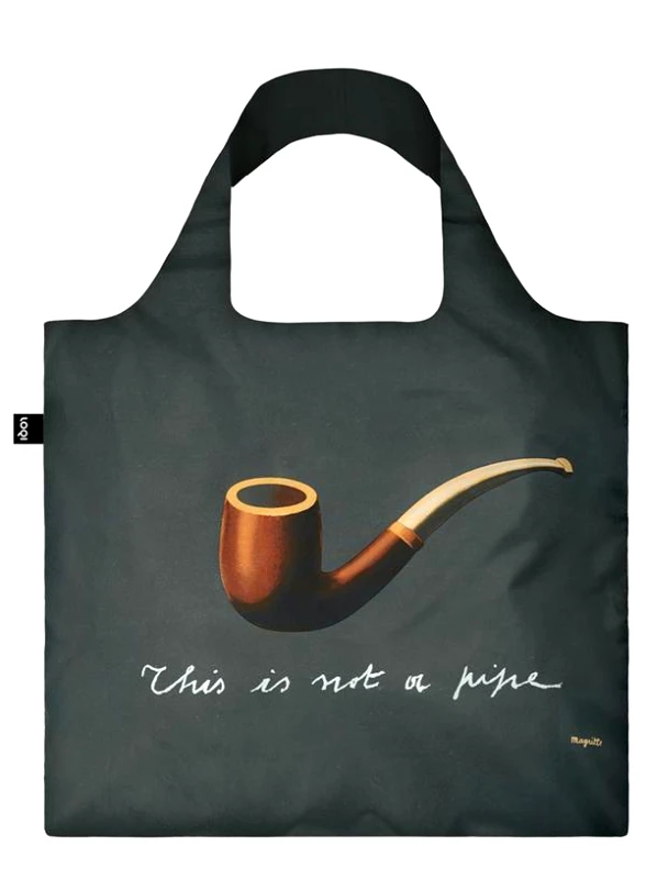 RM.TI RENE MAGRITTE The Treachery of Images Bag