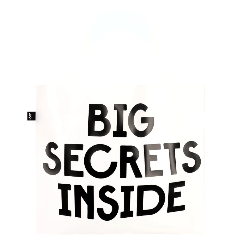 LOQI LOQI Τσάντα Recycled | Snask - Transparent Secret And Classified