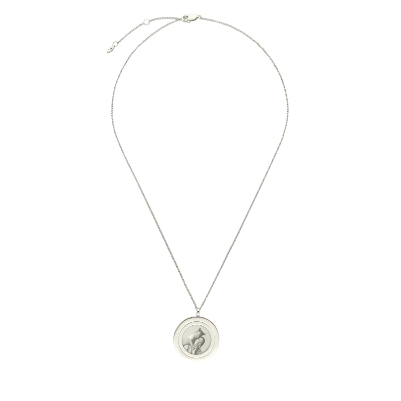 Fossil Κολιέ Fossil Harlow Locket JF04737040 Ασημί