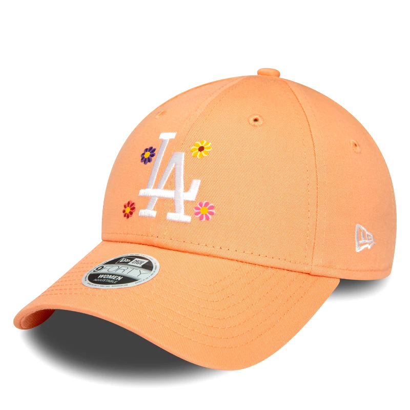 New Era Καπέλο Jockey New Era Wmns Flower 940 La Dodgers 60435013 Πορτοκαλί