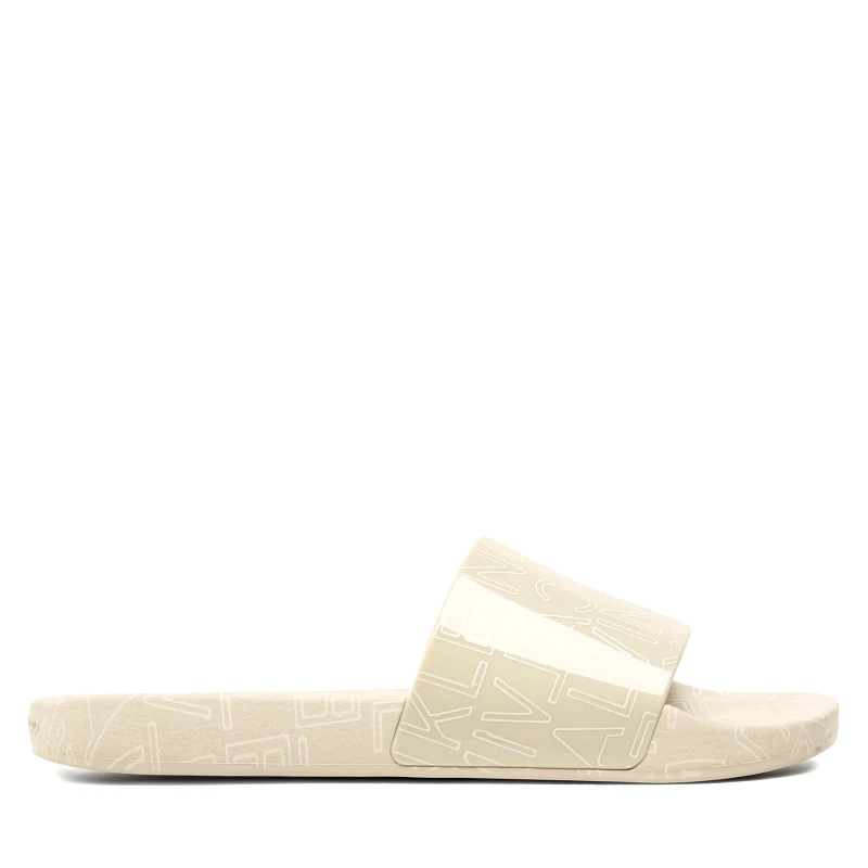 Calvin Klein Παντόφλες Calvin Klein Pool Slide Rubber HM0HM01062 Μπεζ