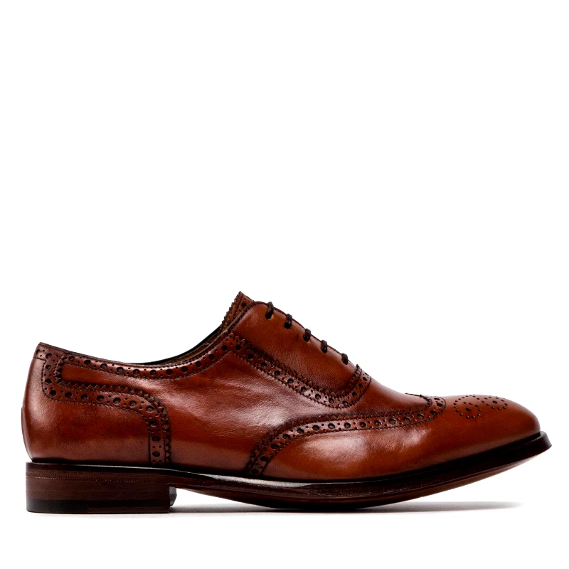 Lord Premium Κλειστά παπούτσια Lord Premium Brogues 5501 Καφέ
