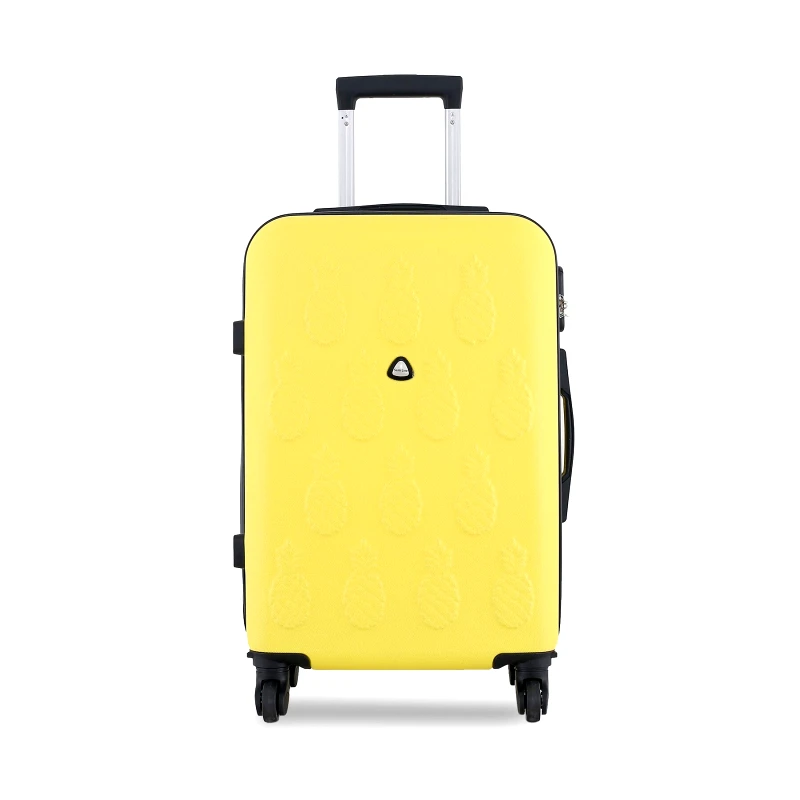 Semi Line Μεγάλη Βαλίτσα Semi Line T5619-6 Κίτρινο