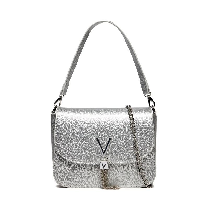 Valentino Τσάντα Valentino Divina VBS1R404G Ασημί