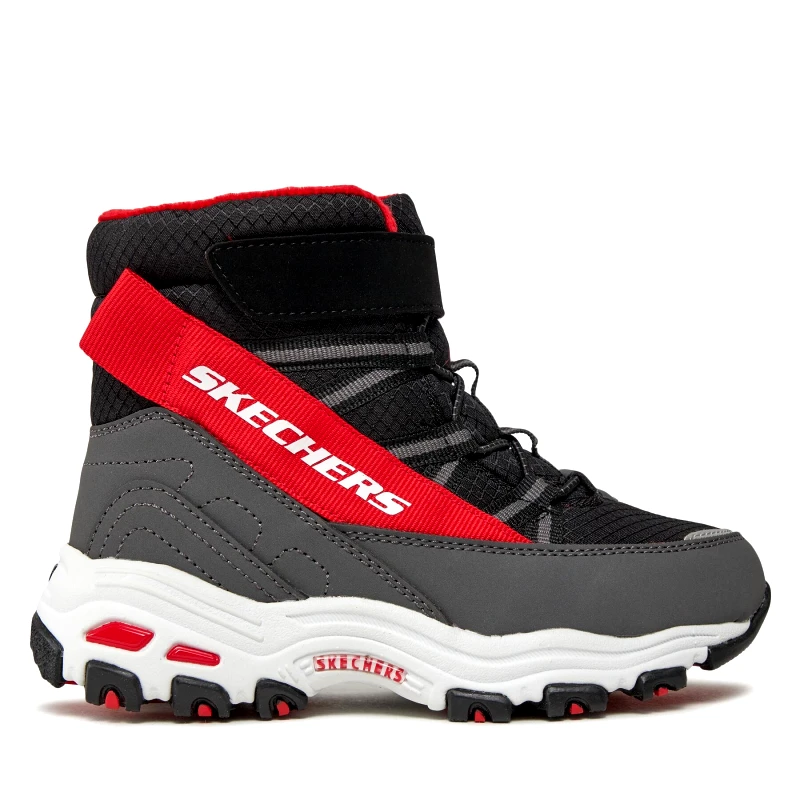 Skechers Μπότες Skechers D'Lites 660092L/BKRD Μαύρο