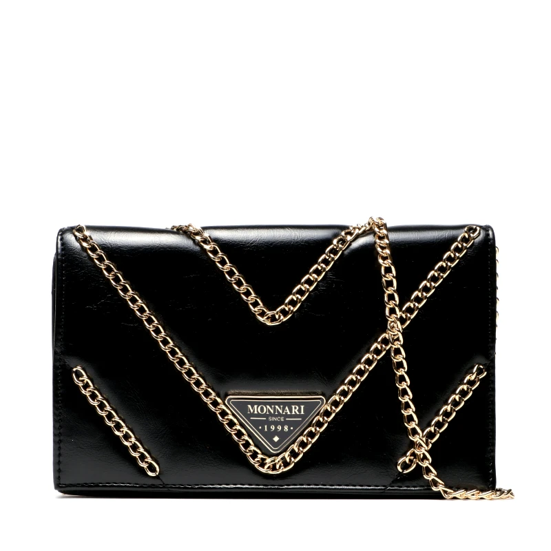 Monnari Τσάντα Monnari BAG4010-020 Μαύρη επίστρωση από ρόδιο