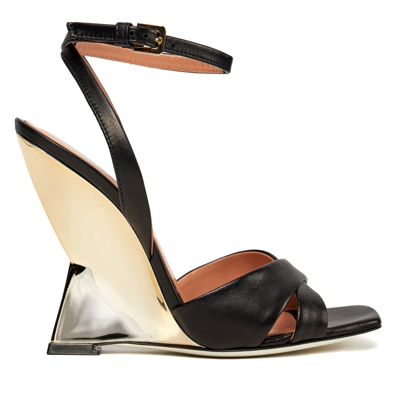 Pollini Σανδάλια Pollini SA1602AE1ITEZ000 Μαύρο
