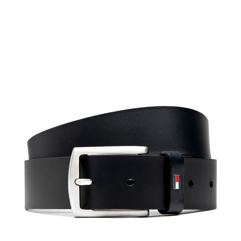 Tommy Hilfiger Ζώνη Ανδρική Tommy Hilfiger New Denton 3.5 AM0AM08360 Μαύρο