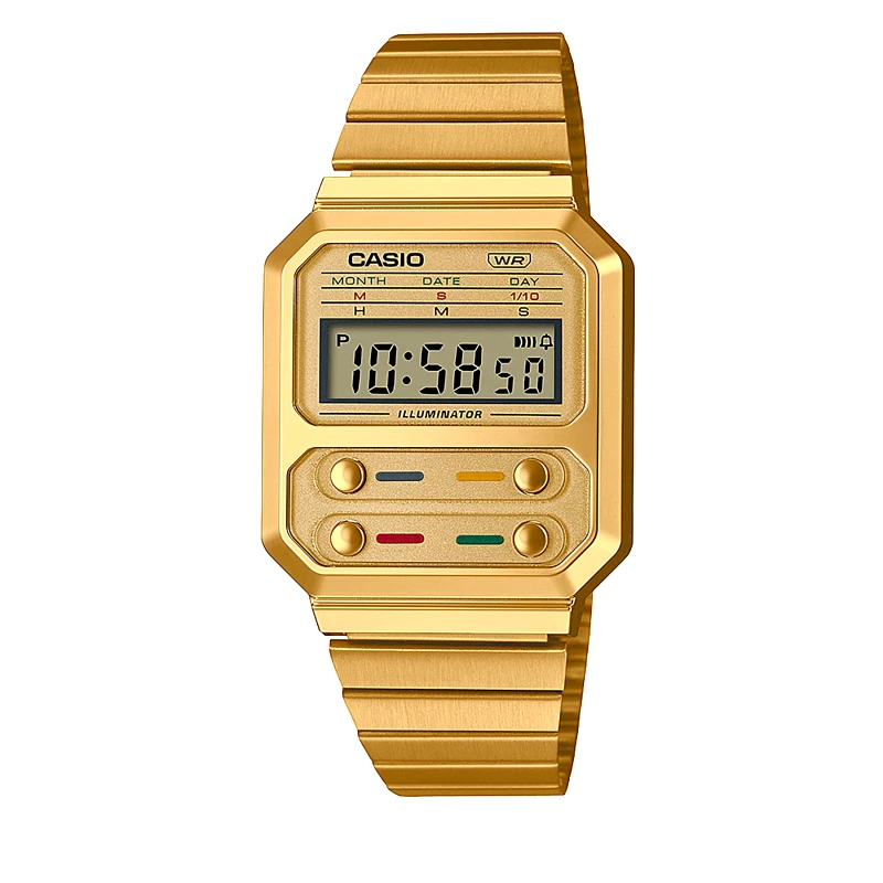 Casio Ρολόι Casio Vintage A100WEG-9AEF Χρυσό
