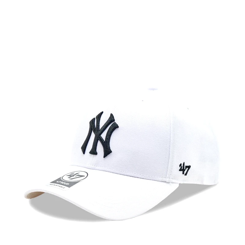47 Brand Καπέλο Jockey 47 Brand MLB New York Yankees '47 MVP SNAPBACK B-MVPSP17WBP-WHM Λευκό