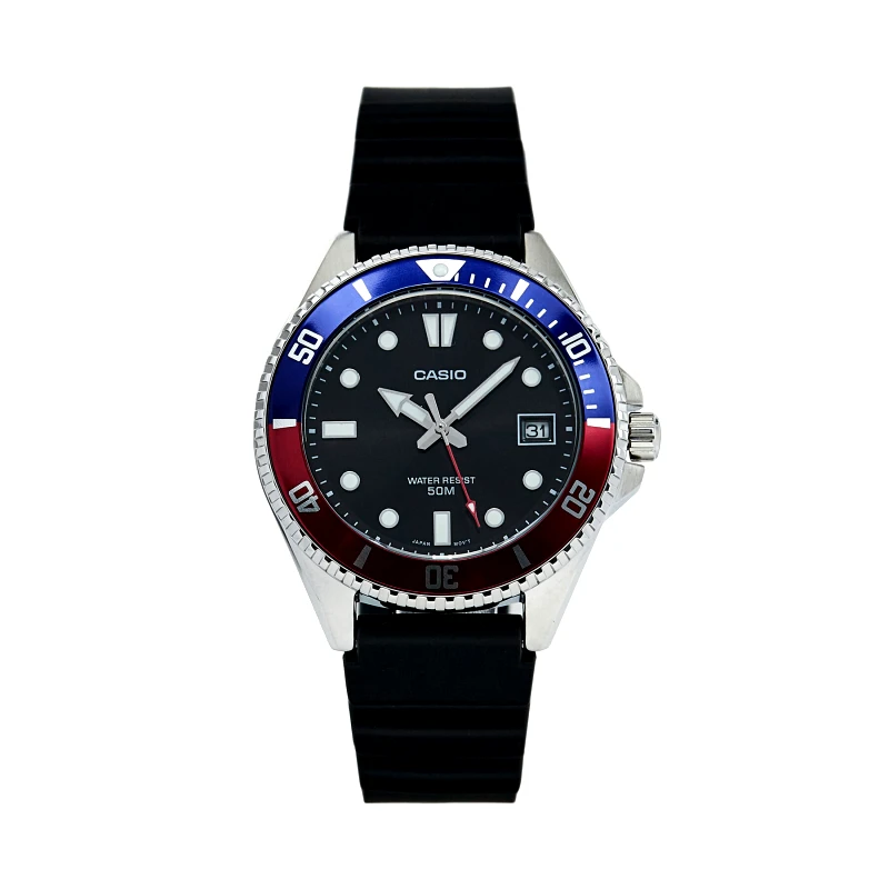 Casio Ρολόι Casio MDV-10-1A2VEF Μαύρο