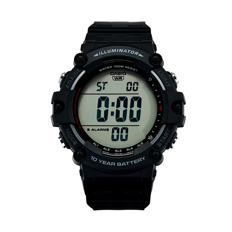 Casio Ρολόι Casio Digital AE-1500WH-1AVEF Μαύρο