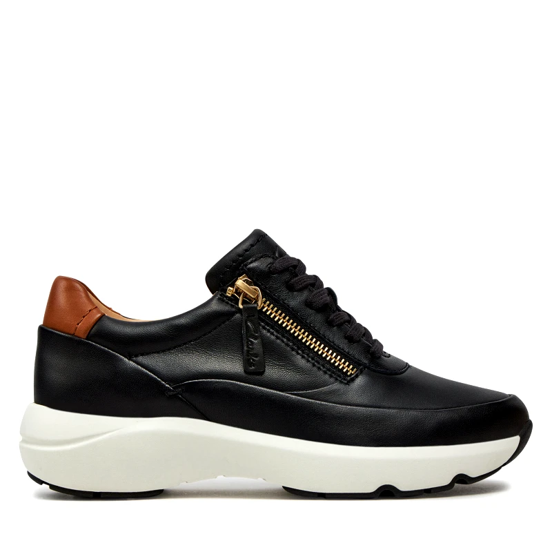 Clarks Αθλητικά Clarks Tivoli Zip 26176648 Μαύρο
