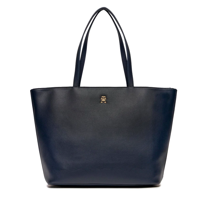 Tommy Hilfiger Τσάντα Tommy Hilfiger Th Essential Sc Tote Corp AW0AW16089 Σκούρο μπλε