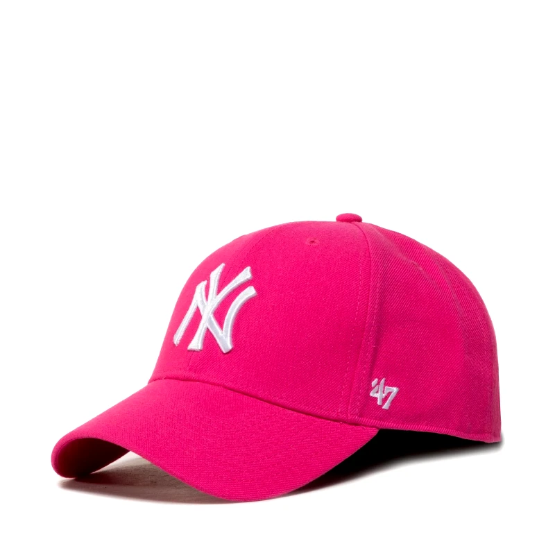 47 Brand Καπέλο Jockey 47 Brand Mlb New York Yankees '47 Mvp Snapback B-MVPSP17WBP-MA Ροζ