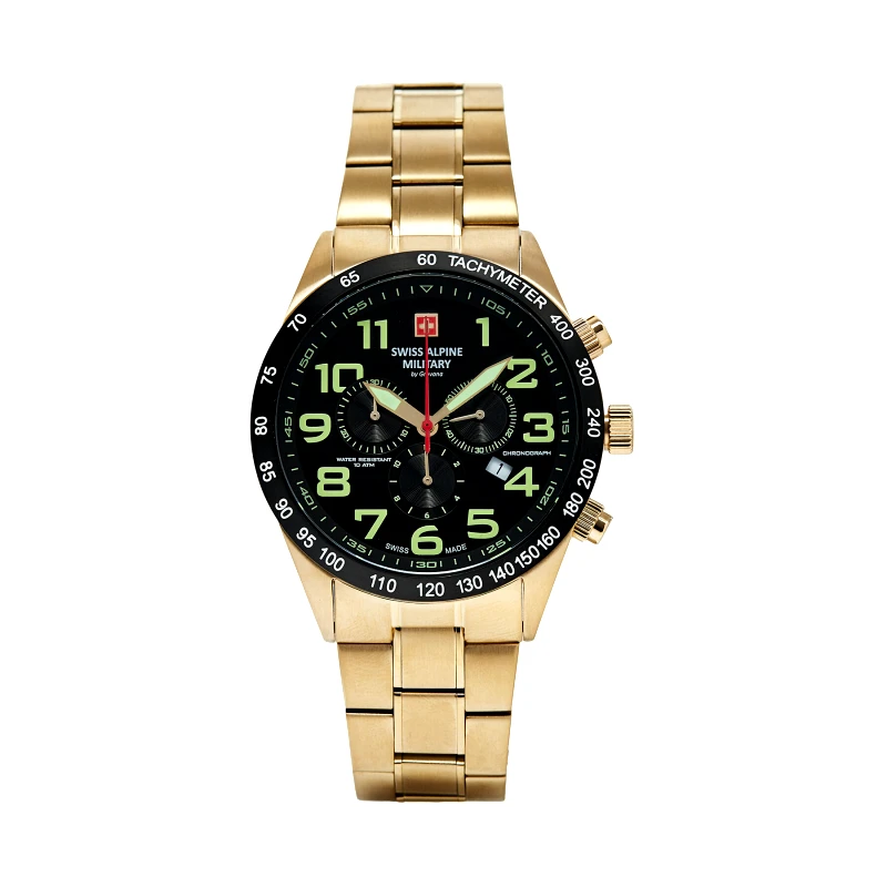 Swiss Alpine Military Ρολόι Swiss Alpine Military 7047.9117 Χρυσό