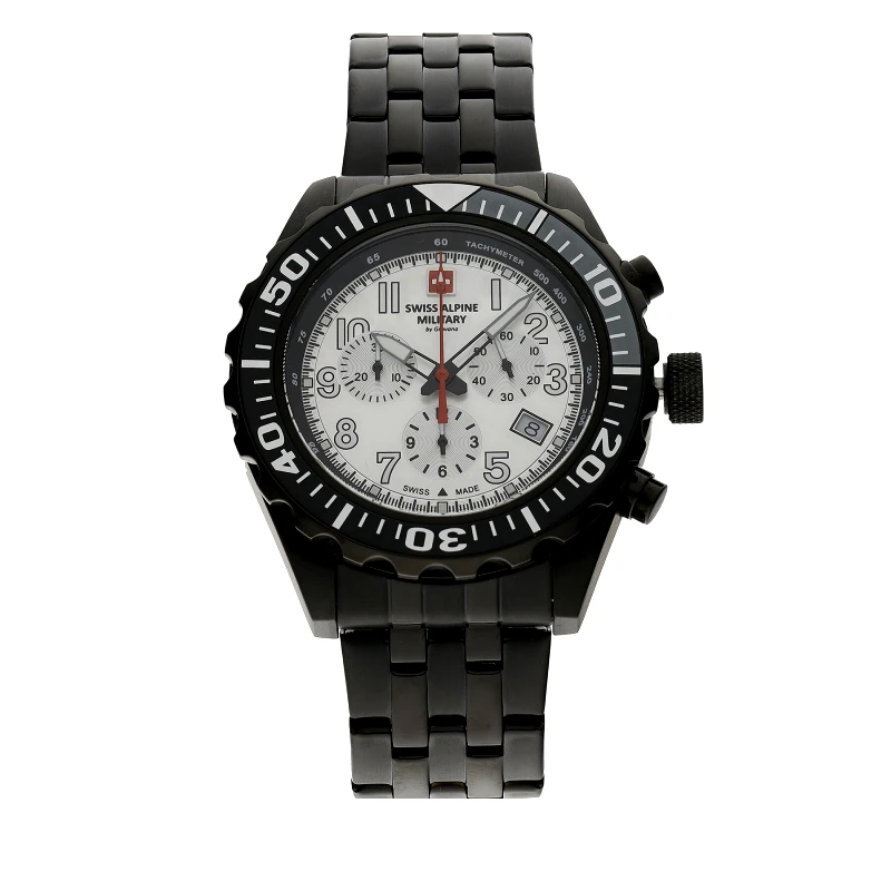 Swiss Alpine Military Ρολόι Swiss Alpine Military 7076.9172 Μαύρο