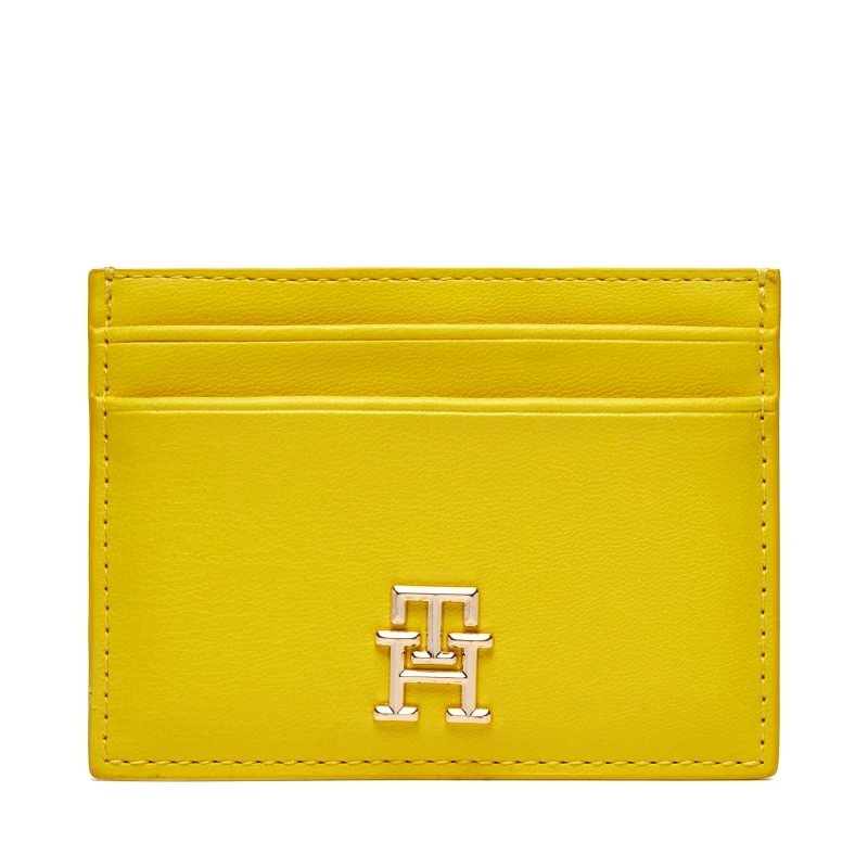 Tommy Hilfiger Θήκη πιστωτικών καρτών Tommy Hilfiger Th Central Cc And Coin Κίτρινο