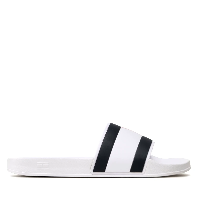 Tommy Hilfiger Παντόφλες Tommy Hilfiger Rubber Th Flag Pool FM0FM04236 Λευκό