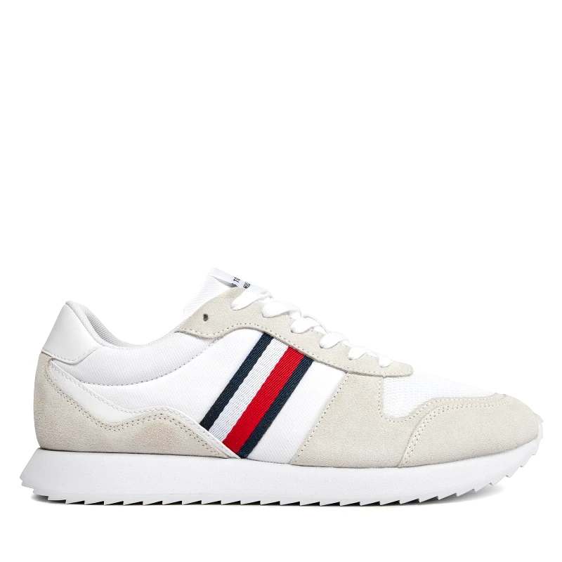 Tommy Hilfiger Αθλητικά Tommy Hilfiger Runner Evo Mix Ess FM0FM04886 Λευκό