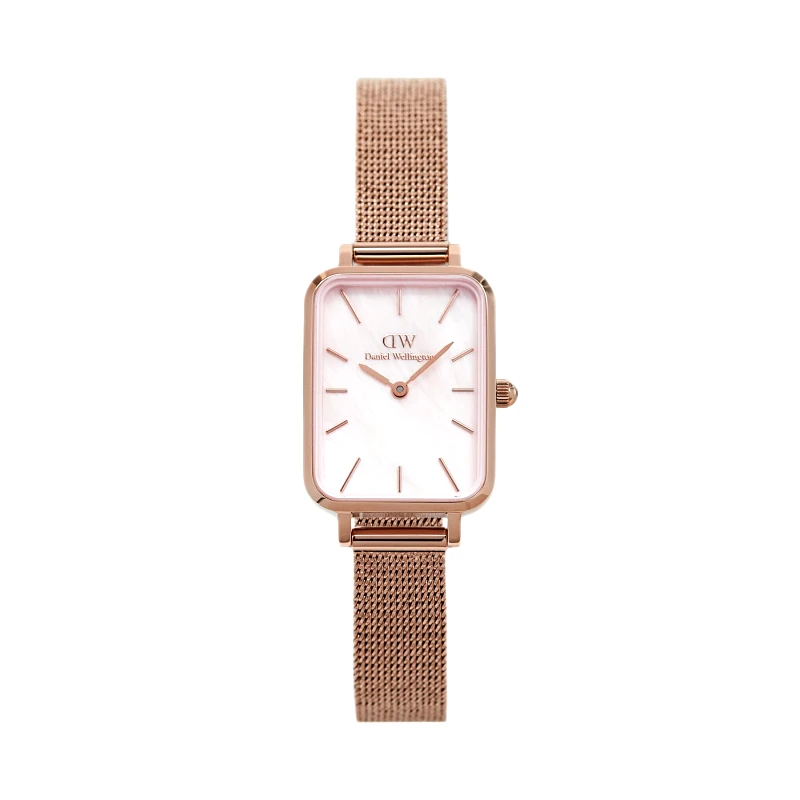 Daniel Wellington Ρολόι Daniel Wellington Quadro Pressed DW00100510 Χρυσό