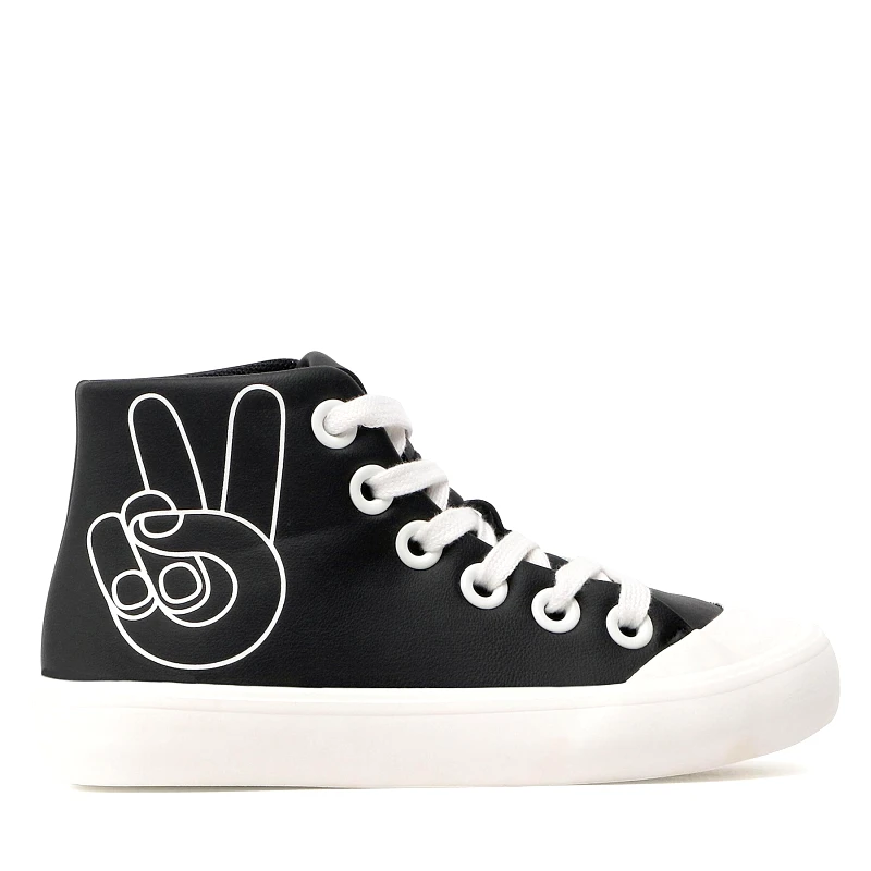 Reima Sneakers Reima Peace High-Top 5400092A Μαύρο