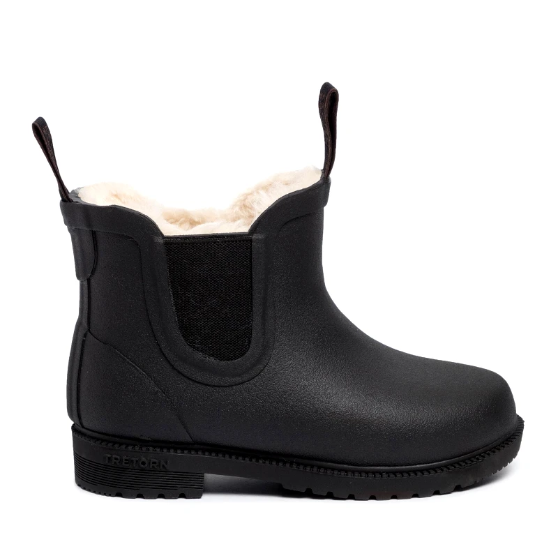 Tretorn Γαλότσες Tretorn Chelsea Winter 47263310 Μαύρο