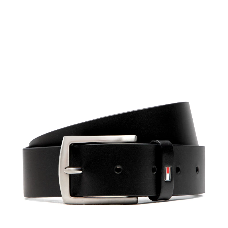 Tommy Hilfiger Ζώνη Ανδρική Tommy Hilfiger New Denton 3.5 Belt AM0AM08360 Μαύρο