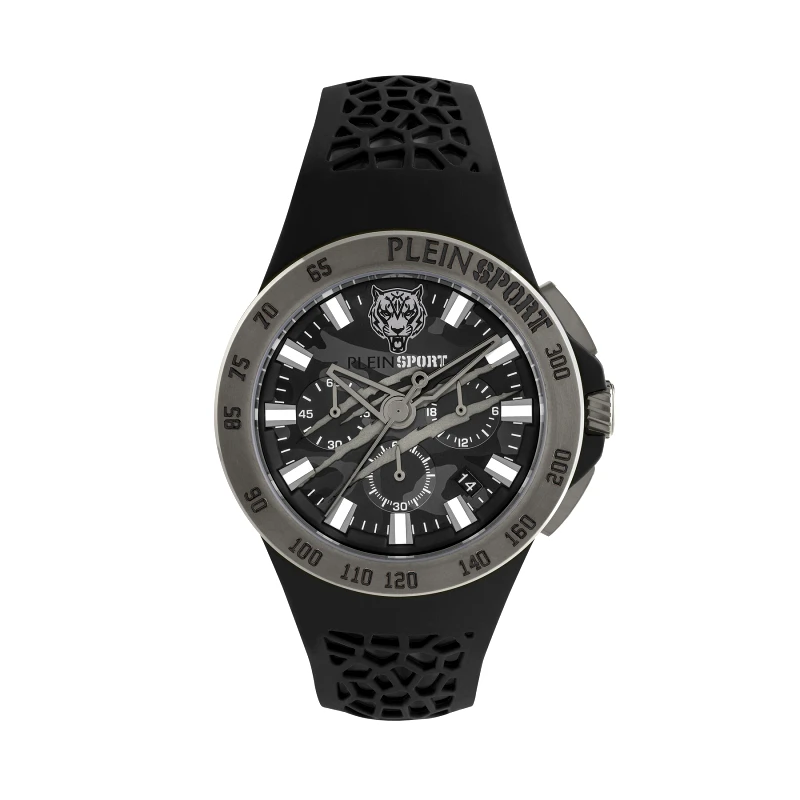 Plein Sport Ρολόι Plein Sport Thunderstorm Chrono PSABA0123 Μαύρο