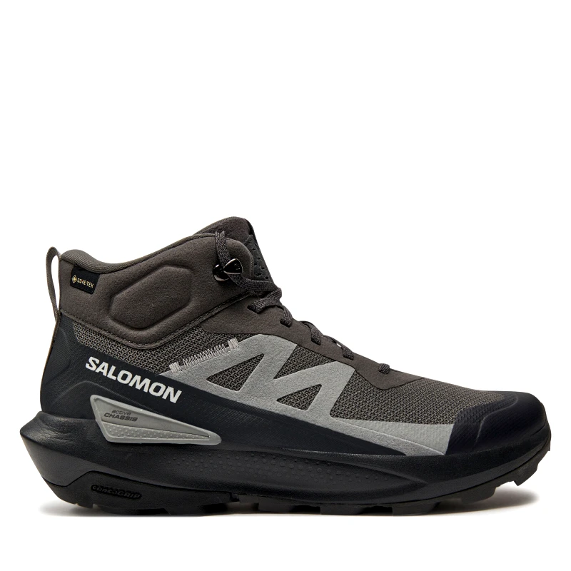 Παπούτσια πεζοπορίας Salomon Elixir Activ Mid Gore-Tex L47456800 Γκρι φωτογραφία