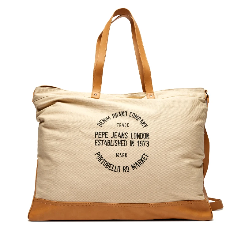 Pepe Jeans Σάκος Pepe Jeans Reece Heritage PU300011 Μπεζ