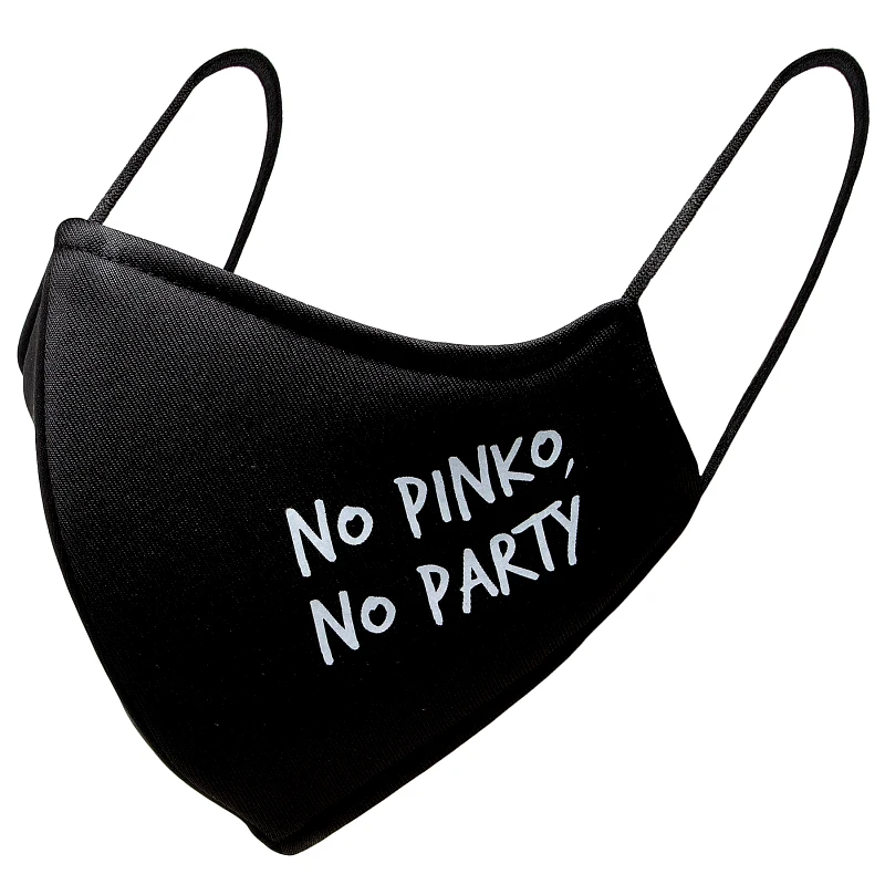 PINKO Υφασμάτινη μάσκα Pinko Geodesia Mask Neoprene Leggero 20211 PRR 1N20DA.Y7RD Μαύρο