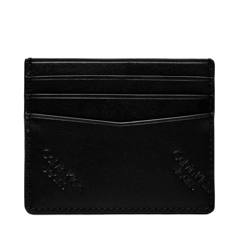 Calvin Klein Jeans Θήκη πιστωτικών καρτών Calvin Klein Jeans Logo Print Cardcase 6Cc K50K511817 Μαύρο