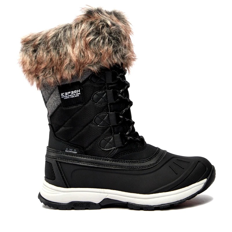 Icepeak Μπότες Χιονιού Icepeak Ansina 75261 100 I Μαύρο