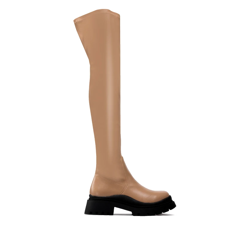 DeeZee Μπότες πάνω από το γόνατο DeeZee ZAL13125-1 Μπεζ