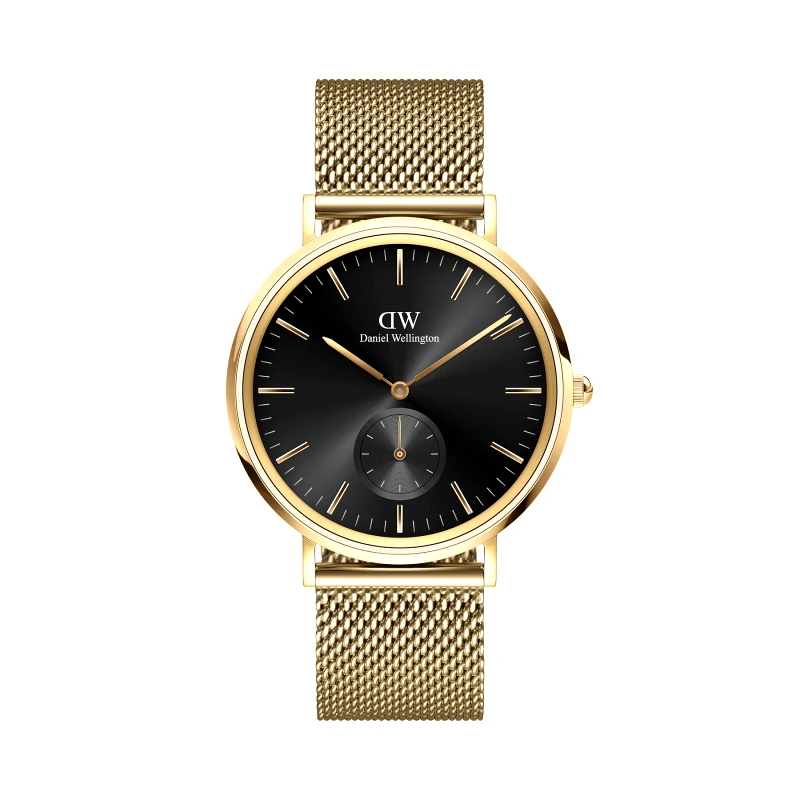 Daniel Wellington Ρολόι Daniel Wellington Classic Multi-Eye Evergold Onyx DW00100713 Χρυσό