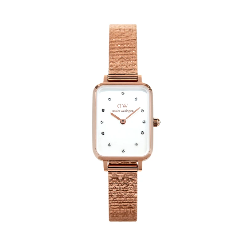 Daniel Wellington Ρολόι Daniel Wellington Quadro Lumine Pressed Piano DW00100578 Χρυσό