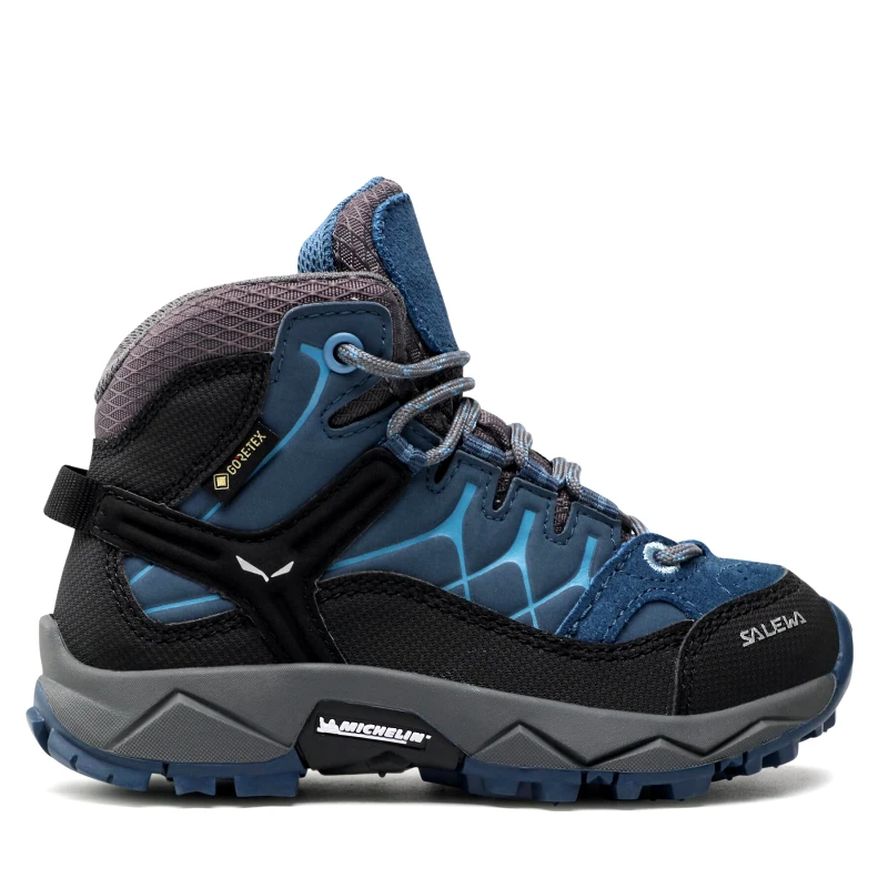 Salewa Παπούτσια πεζοπορίας Salewa Jr Alp Trainer Mid Gtx GORE-TEX 64010-0365 Μπλε