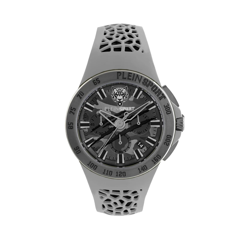 Plein Sport Ρολόι Plein Sport Thunderstorm Chrono PSABA0523 Γκρι