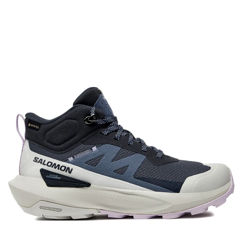 Παπούτσια πεζοπορίας Salomon Elixir Activ Mid Gore-Tex L47457400 Γκρι φωτογραφία