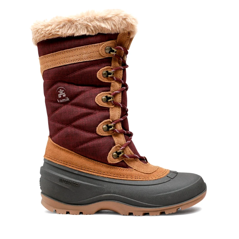 Kamik Μπότες Χιονιού Kamik Snovalley 4 NK2283 Μπορντό