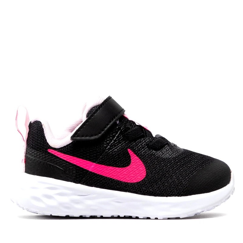 Nike Παπούτσια για Τρέξιμο Nike Revolution 6 Nn (TDV) DD1094-007 Μαύρο