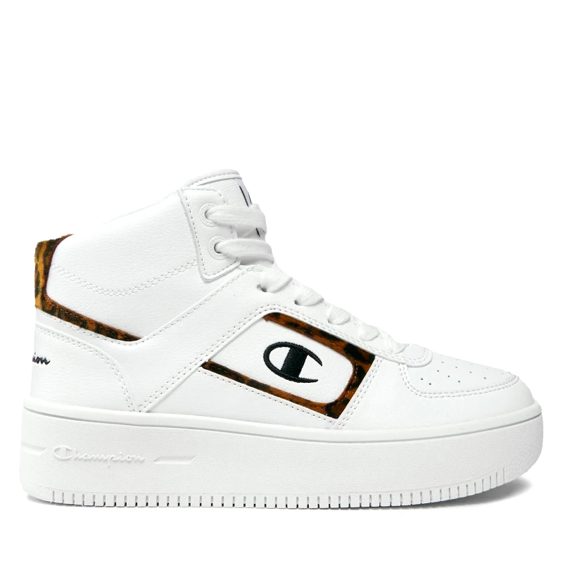 Champion Αθλητικά Champion Mid Cut Foul Play Plat Mid Animalie S11601-WW001 Λευκό