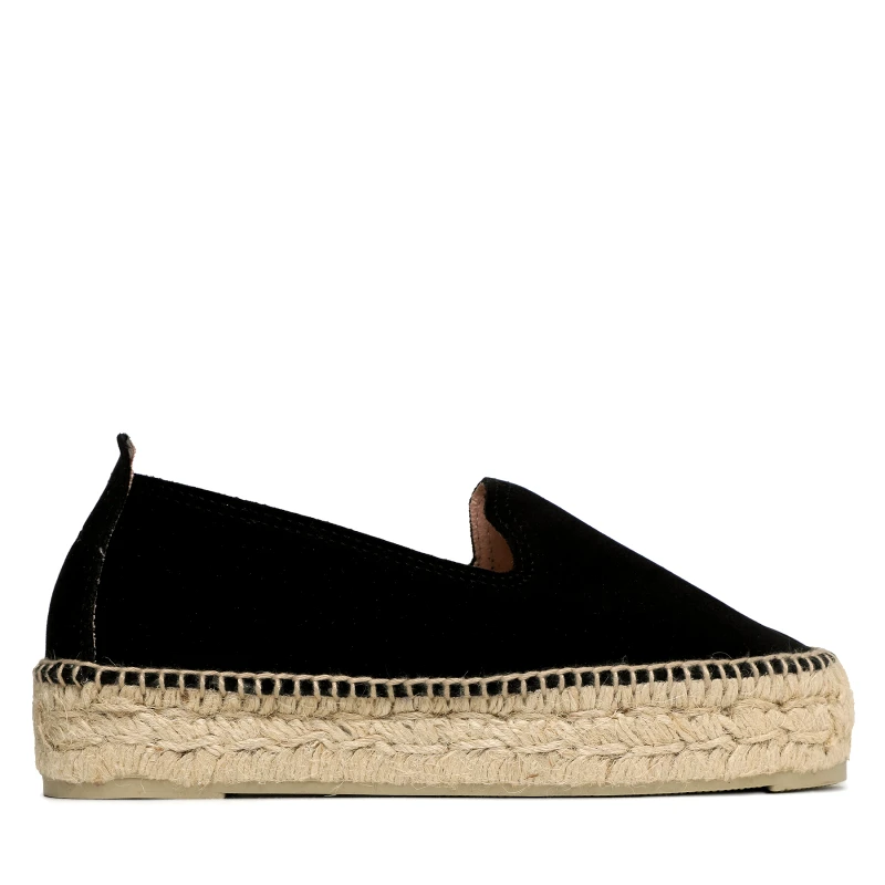 Manebi Εσπαντρίγιες Manebi Double Sole Espadrilles K 1.0 D0 Μαύρο