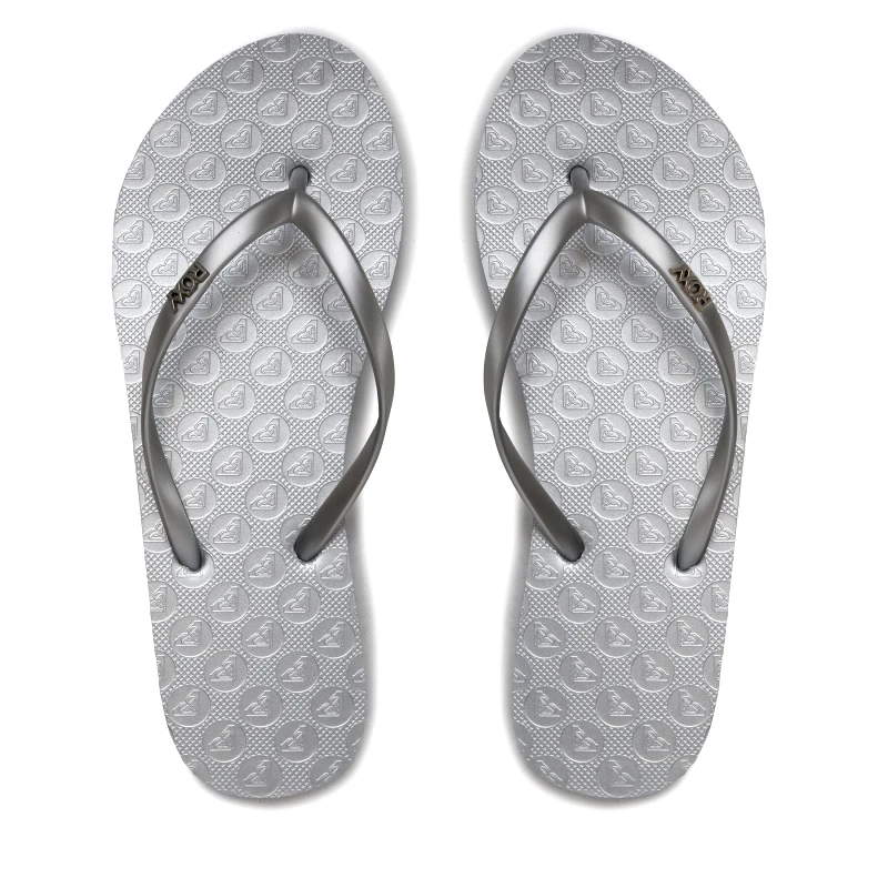 Roxy Σαγιονάρες Roxy ARJL100663 Ασημί