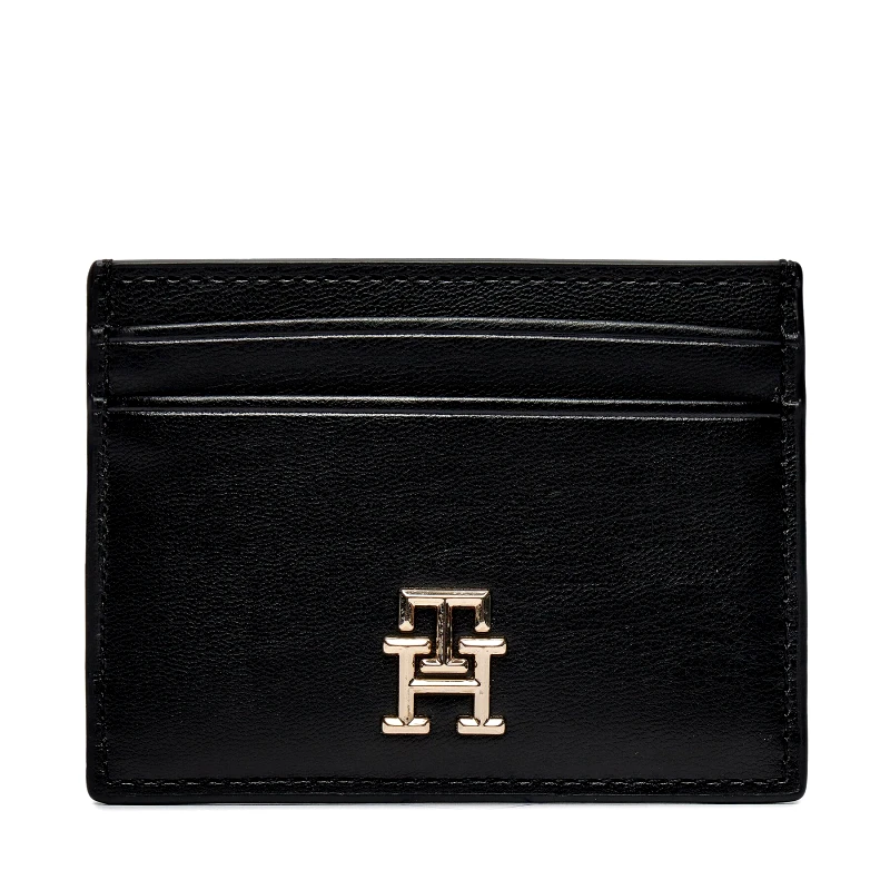 Tommy Hilfiger Θήκη πιστωτικών καρτών Tommy Hilfiger Th Central Cc And Coin Μαύρο