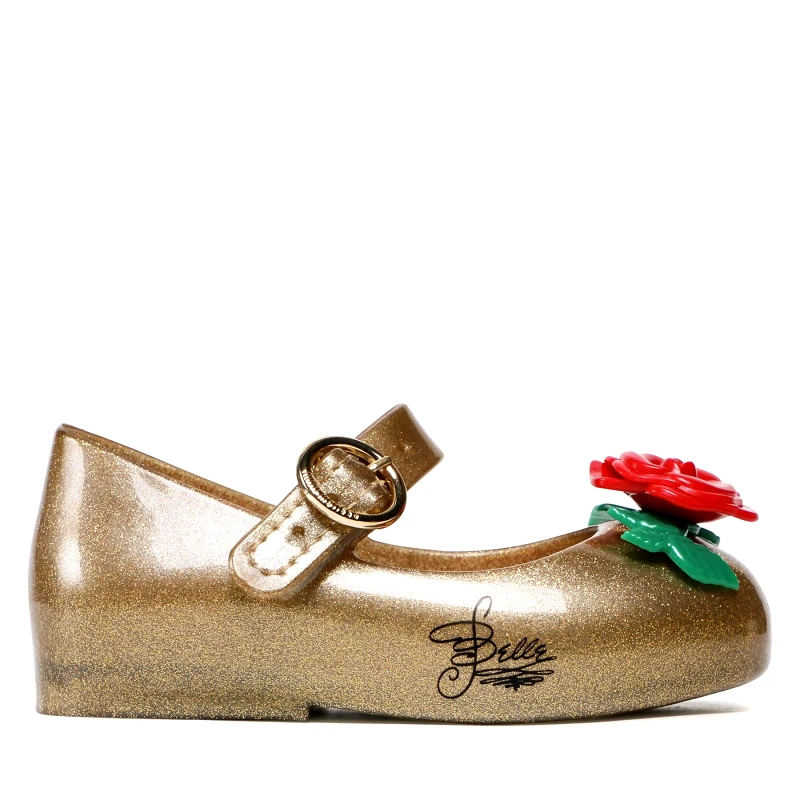 Melissa Μπαλαρίνες Melissa Mini Melissa Sweet Love+Disney 33447 Χρυσό